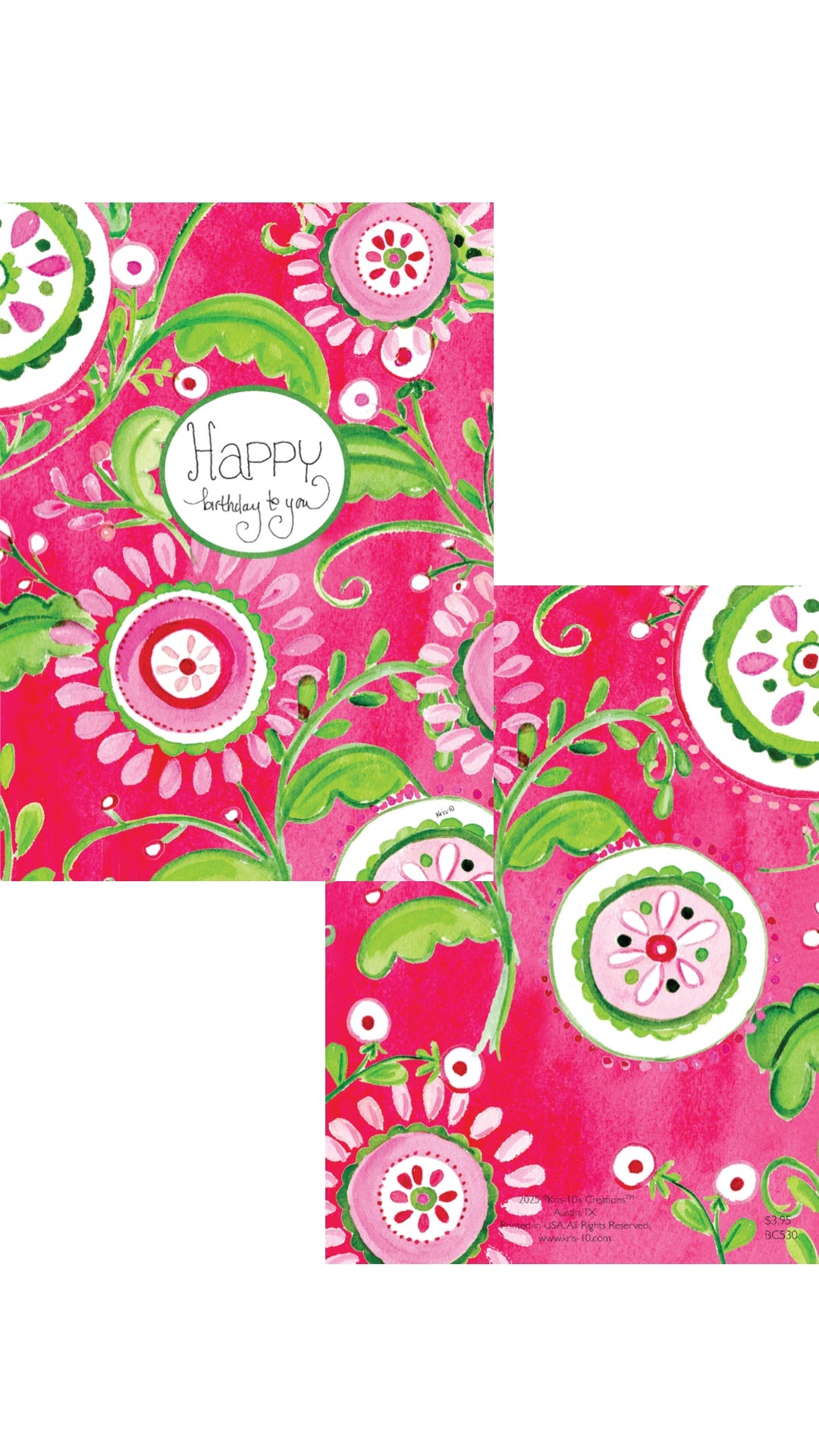 New Birthday Greeting Card Set