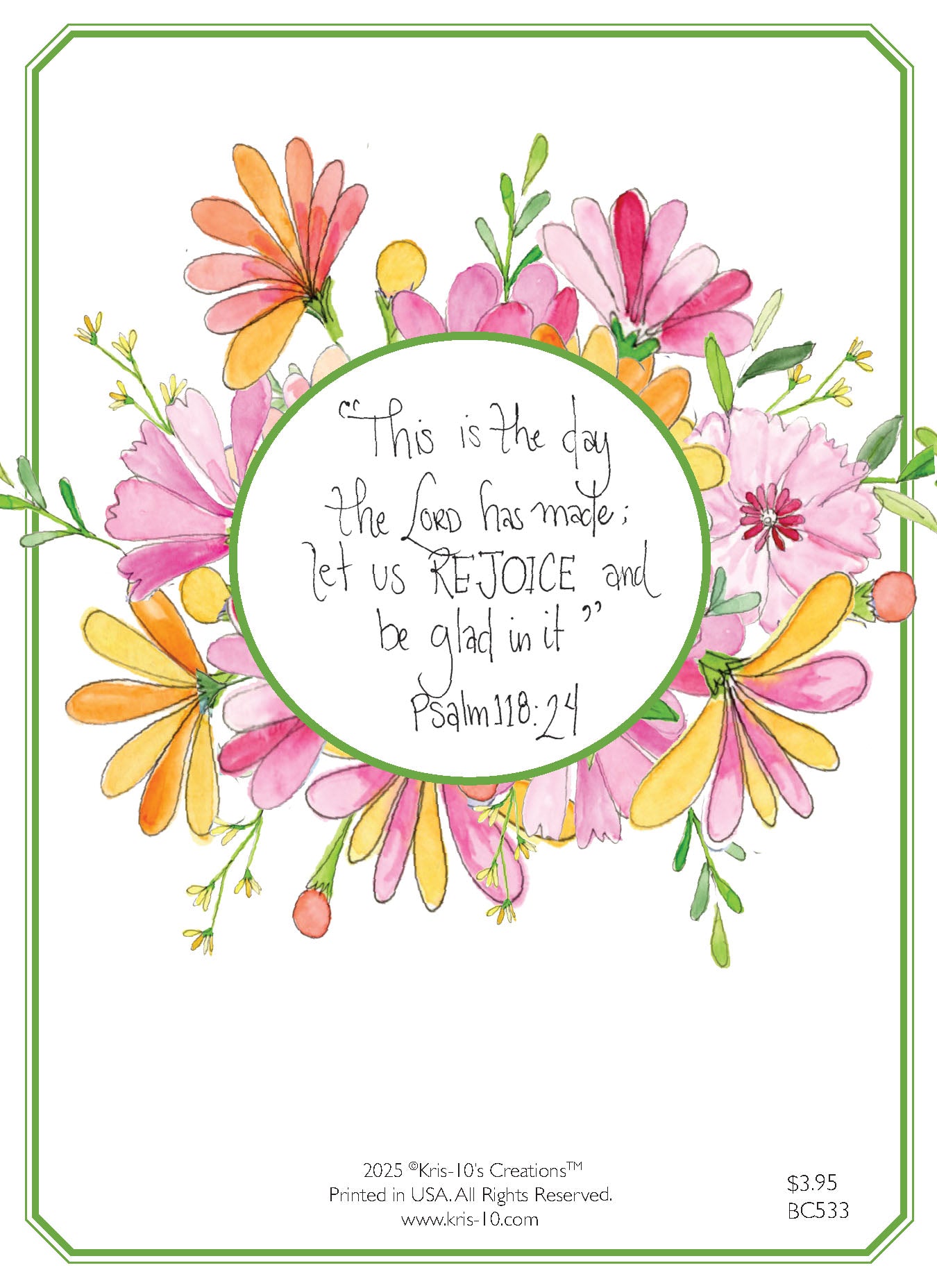 Happy Floral Wreath