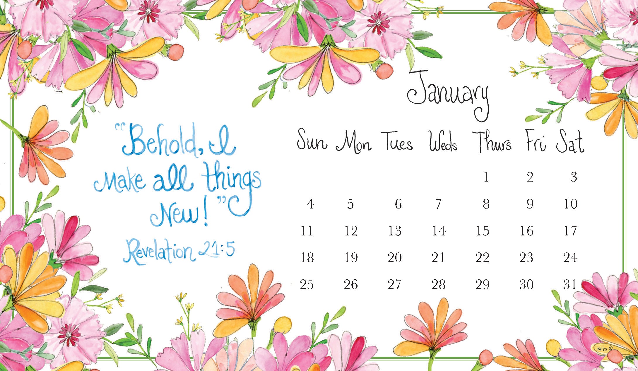 2026 Desk & Inspirational Calendar