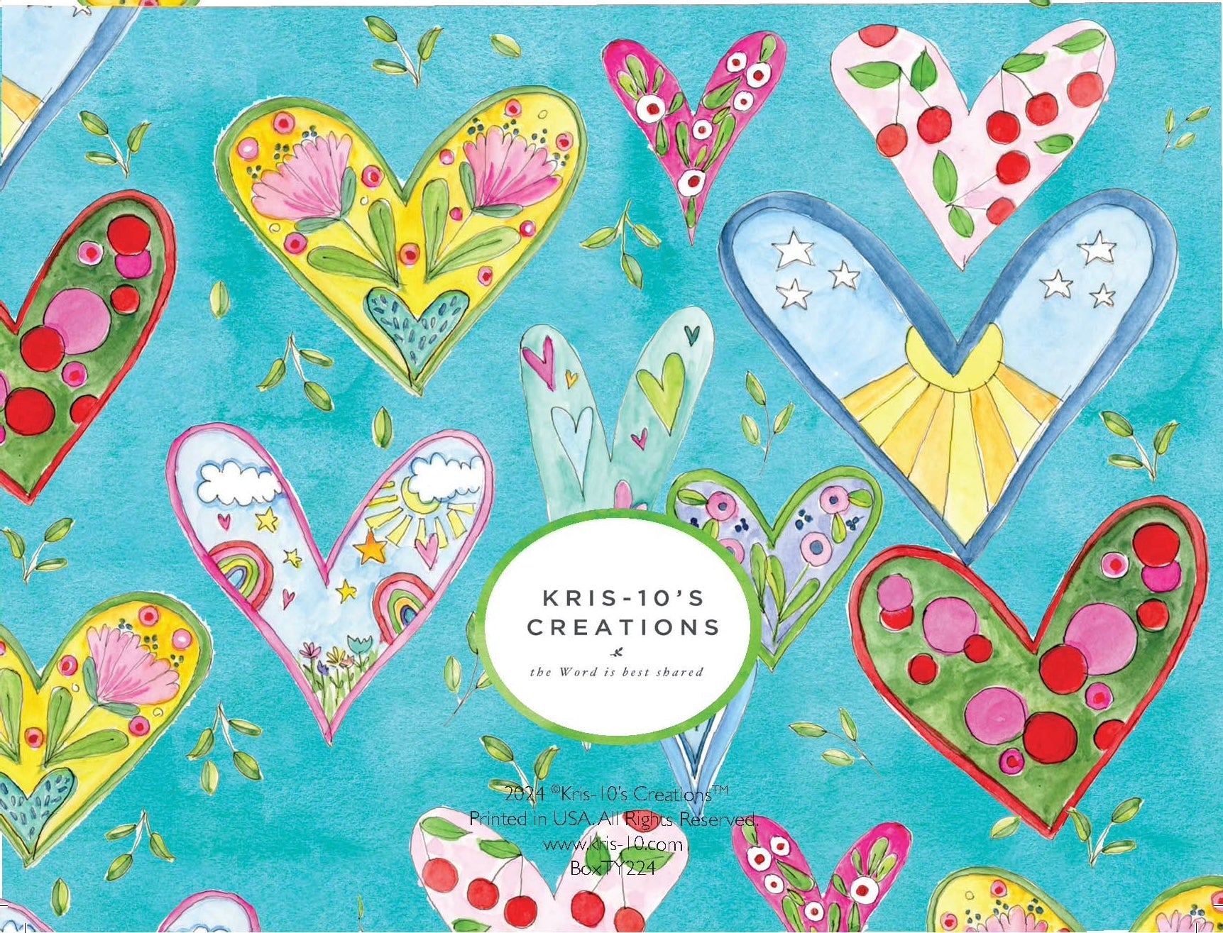 Hearts Hearts Hearts Boxed Notes