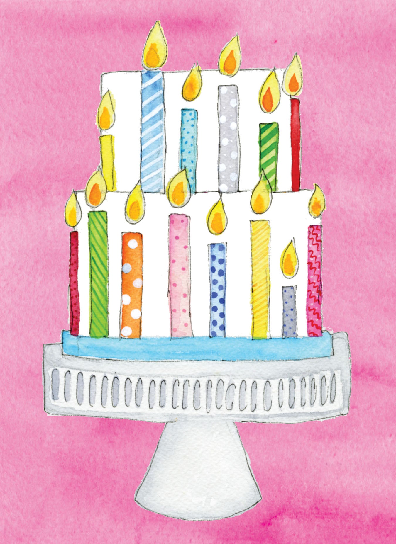 Pink Birthday Cake