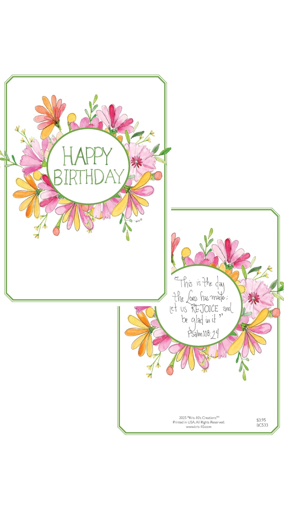 New Birthday Greeting Card Set