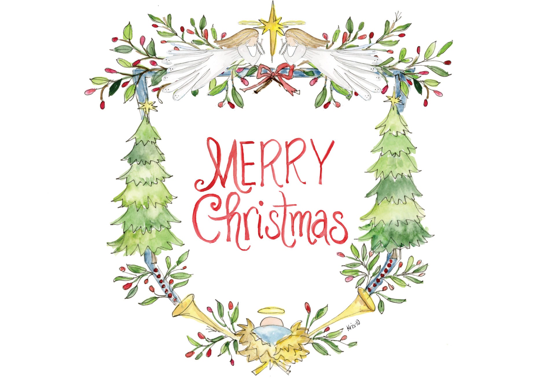 Christmas Tree Crest