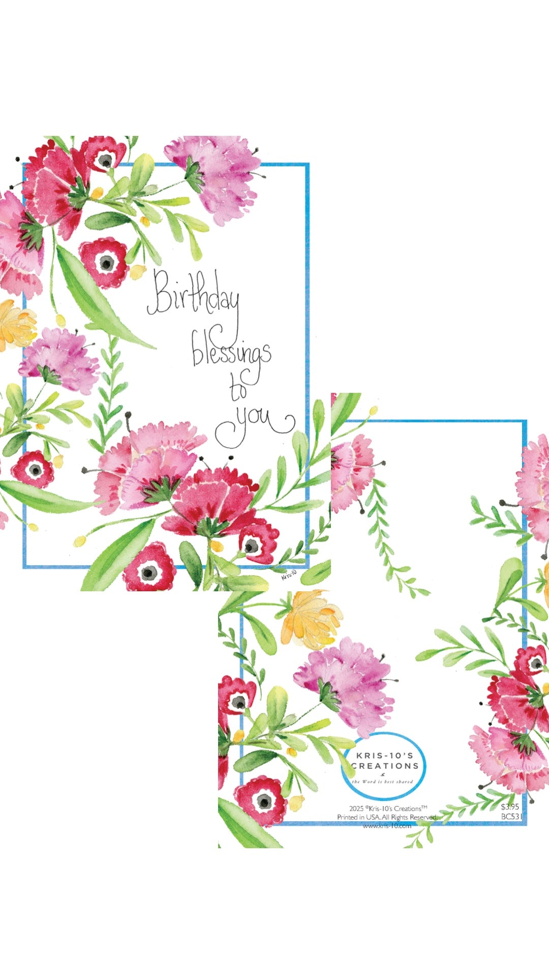 New Birthday Greeting Card Set
