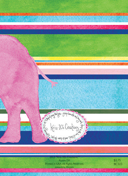 Pink Elephant Stripes