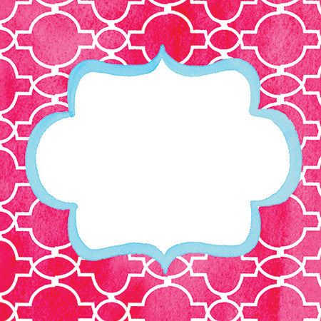 Red Trellis Gift Tags