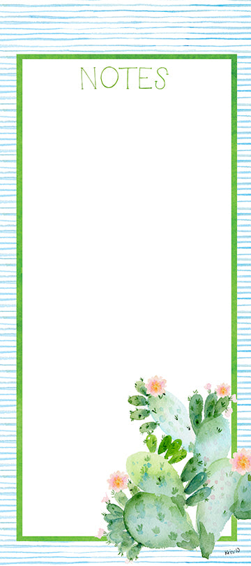 Cactus Notes Notepad