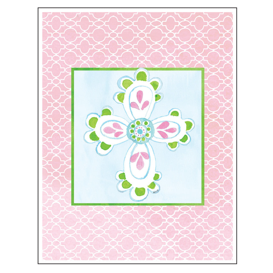 Pink Cross Poster