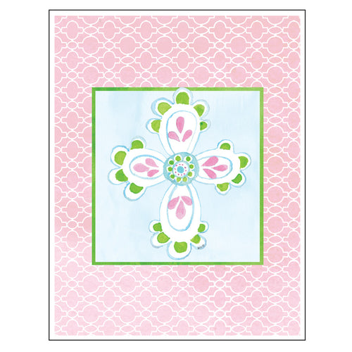 Pink Cross Poster