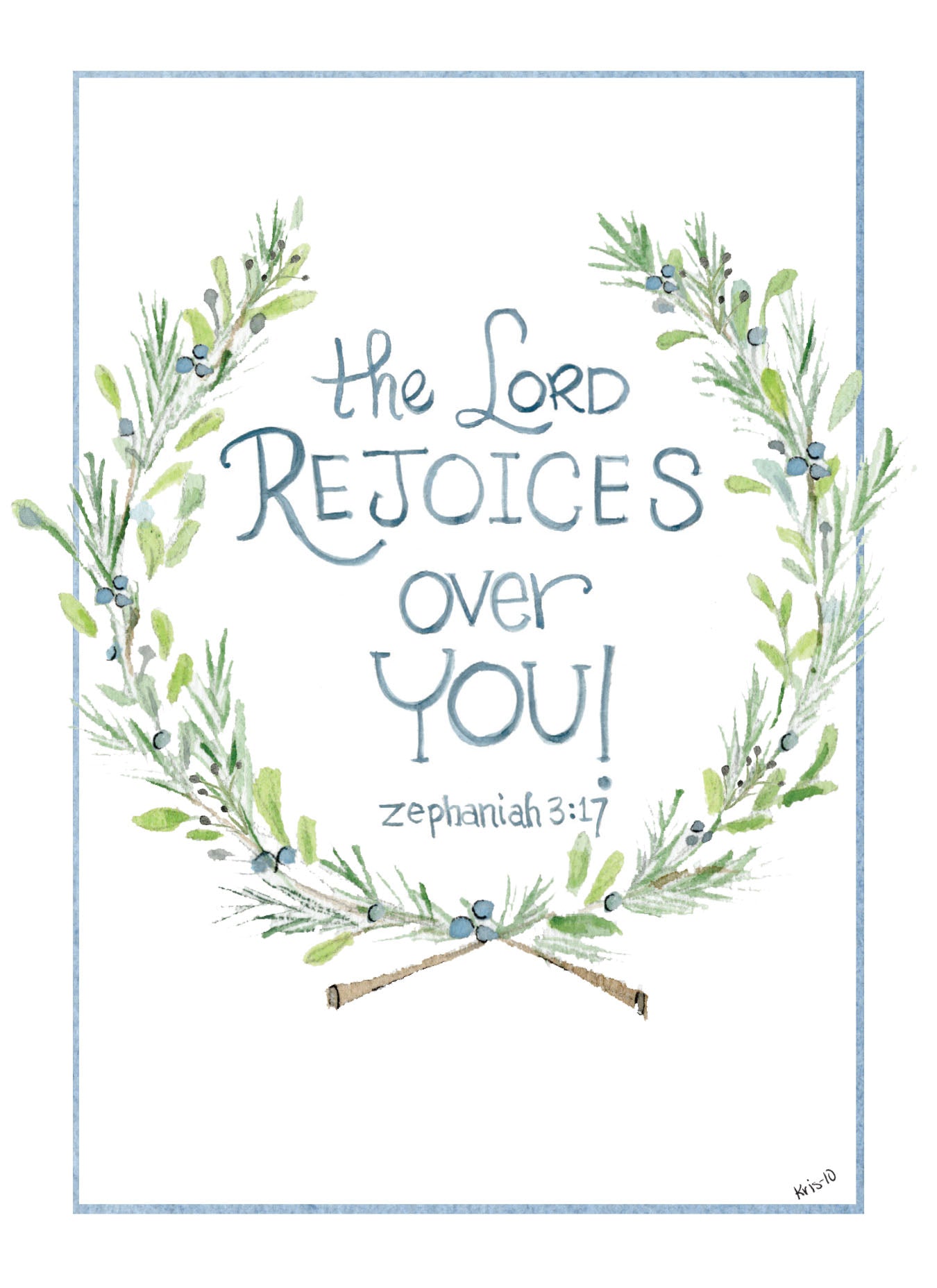 The Lord Rejoices Over You