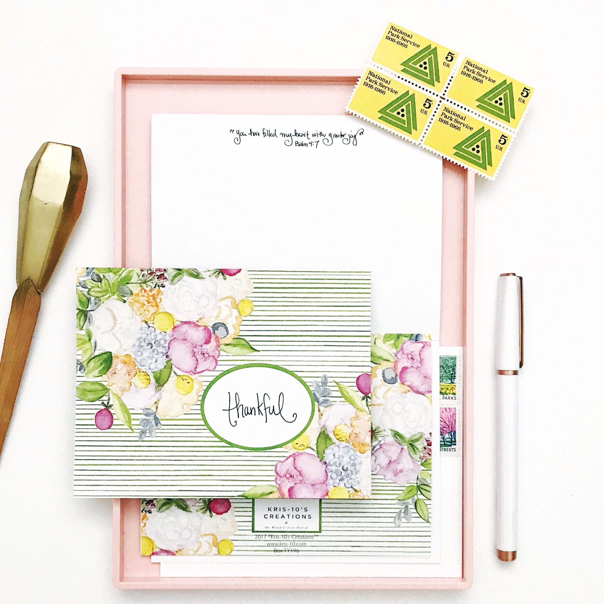 Thankful Bouquet Boxed Notes