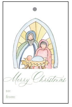 Holy Family Nativity Gift Tags