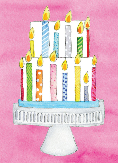 Pink Birthday Cake