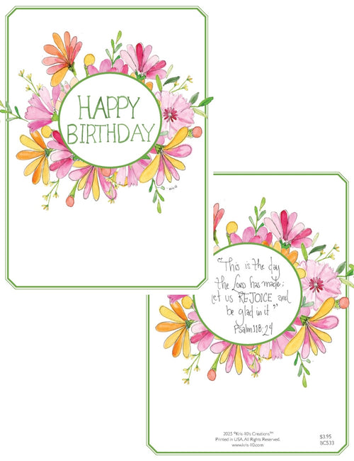 Happy Floral Wreath