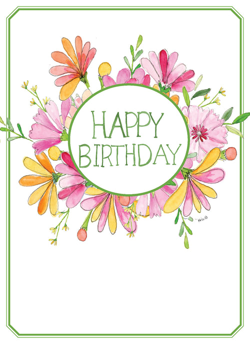 Happy Floral Wreath