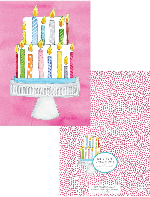 Pink Birthday Cake