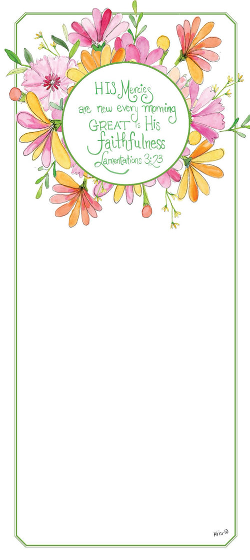 Happy Floral Notepad
