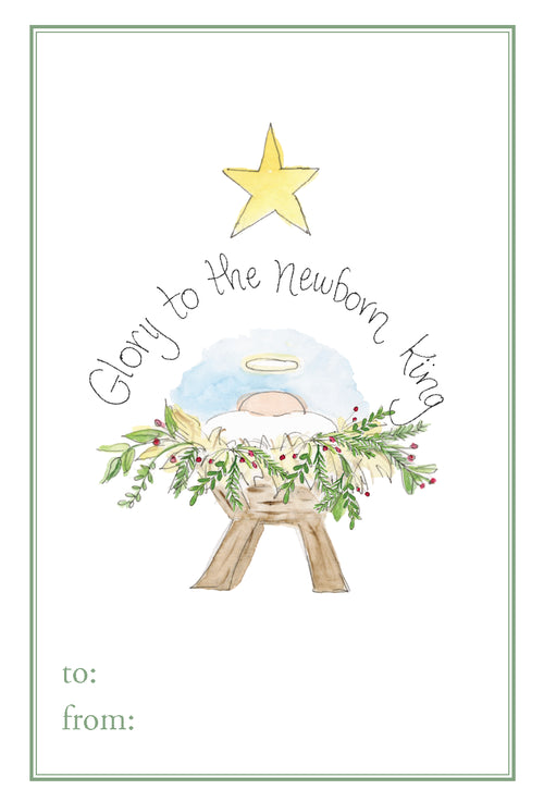 Baby Jesus Gift Tags