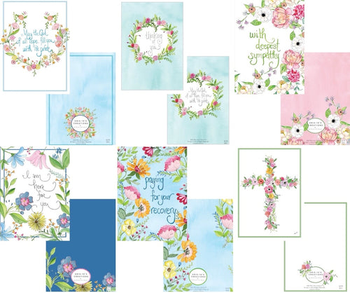 New & Bestselling Sympathy Greeting Card Set