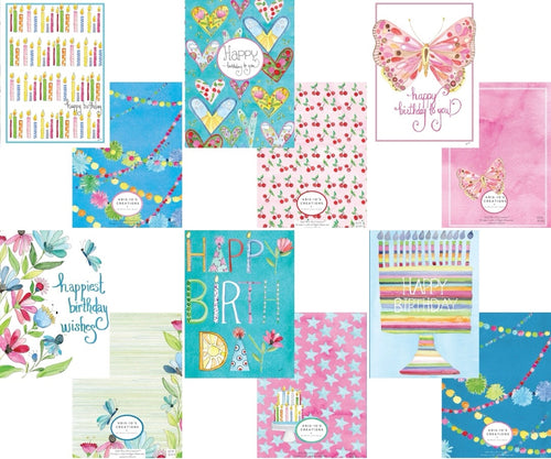 New Birthday Greeting Card Set