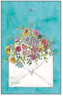 Sending You Love Bouquet Gift Tags