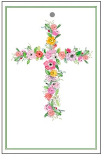 Floral Cross Gift Tags