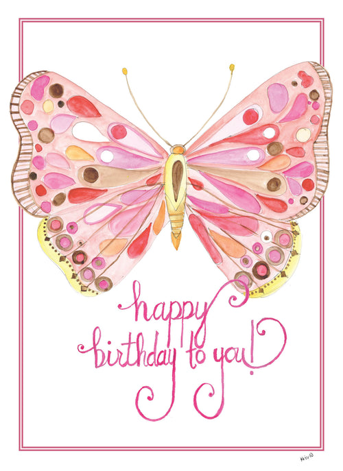 Beautiful Pink Butterfly