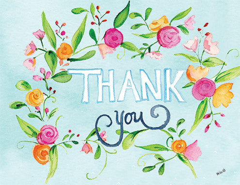 Thank You Tiny Floral Boxed Notes