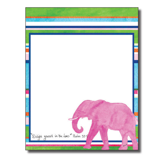 Striped Pink Elephant