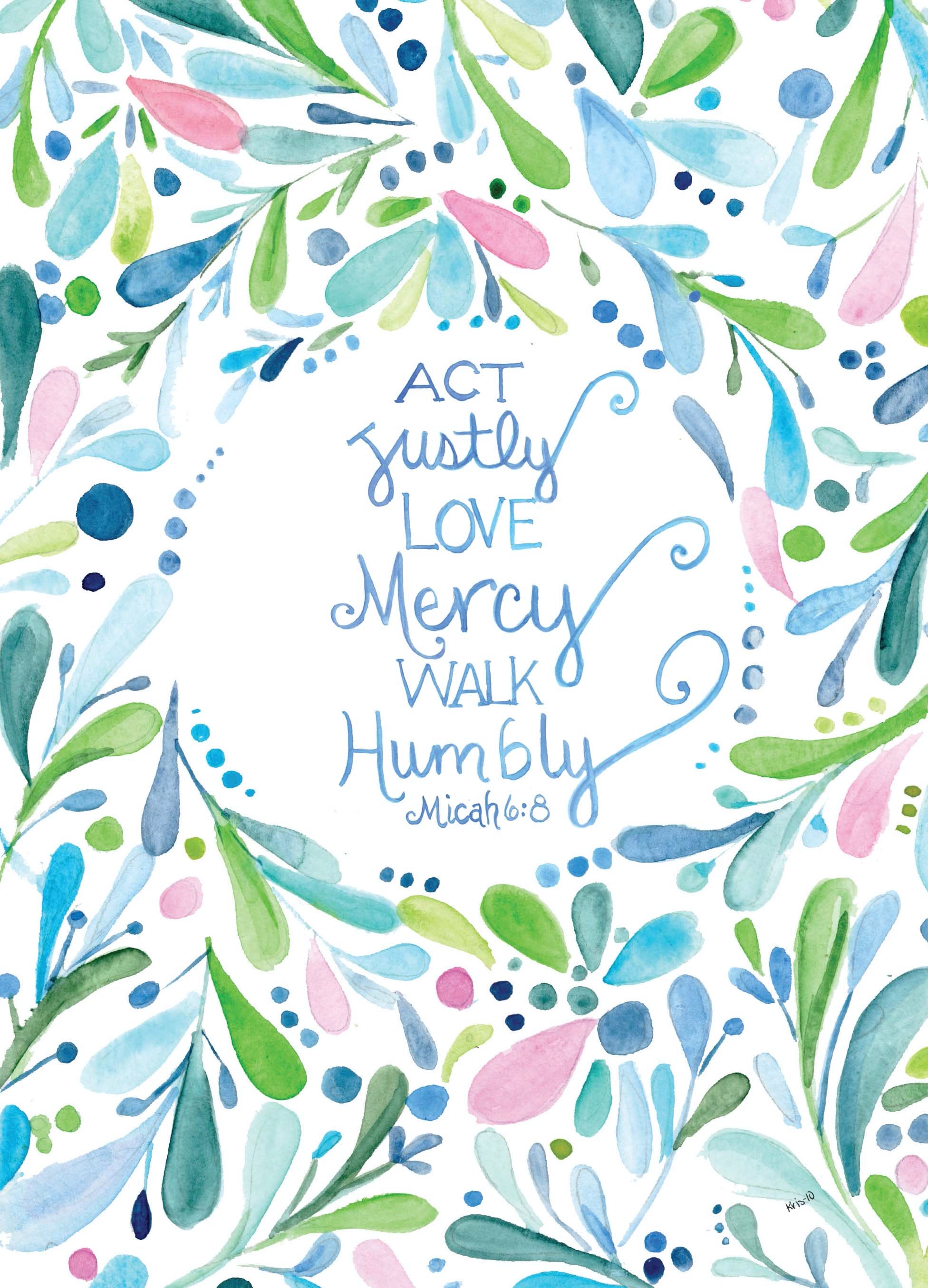 Act Justly, Love Mercy, Walk Humbly Journal